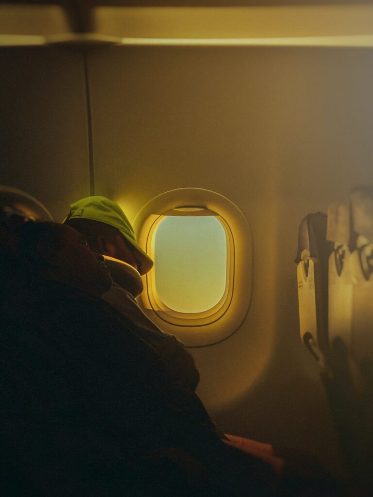 fear of flying alone on plane
